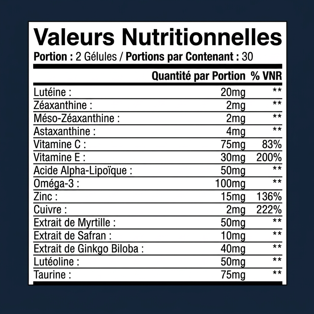 Formule Oculaire 15 en 1 Gunnro™