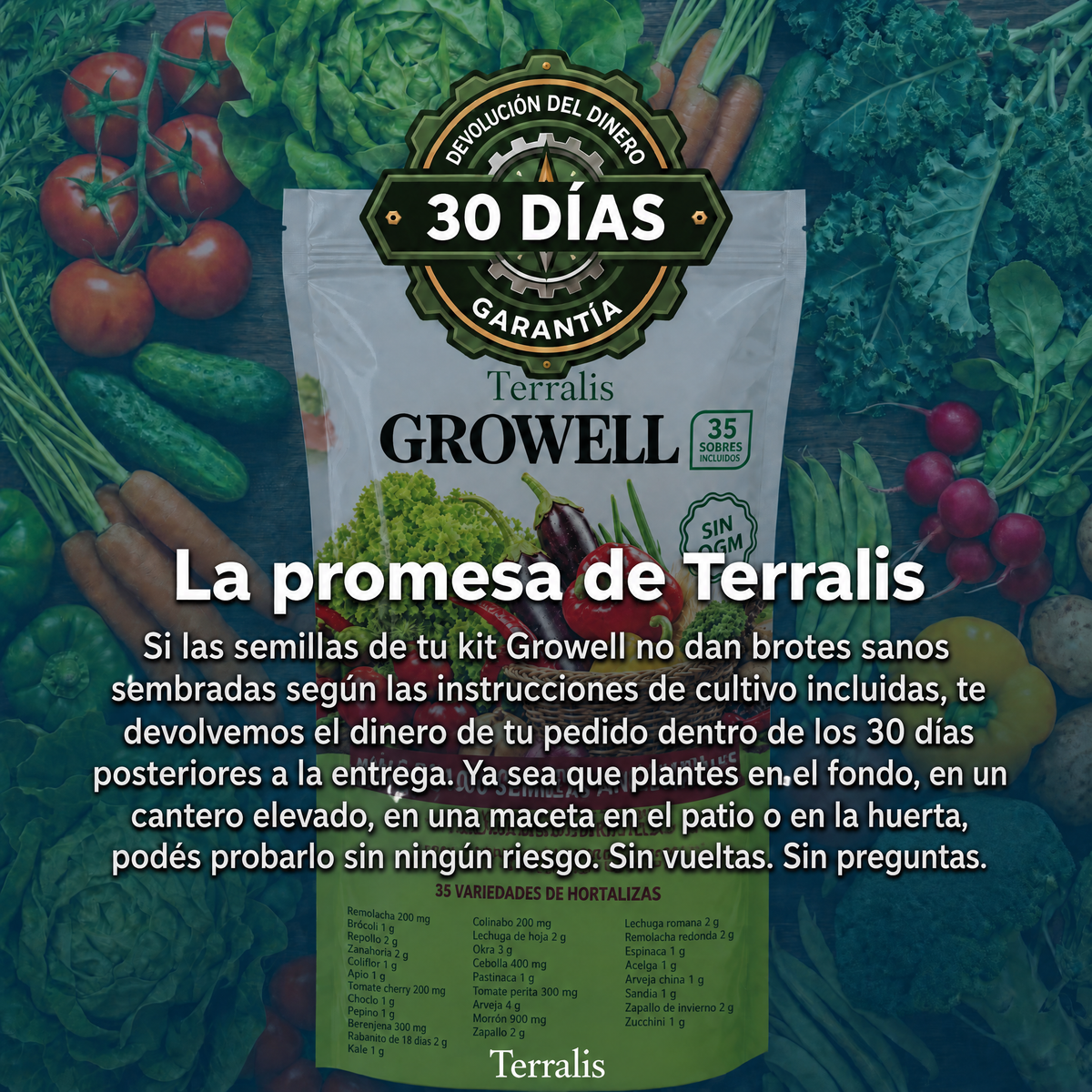 Reserva de semillas Growell - GRW-UY