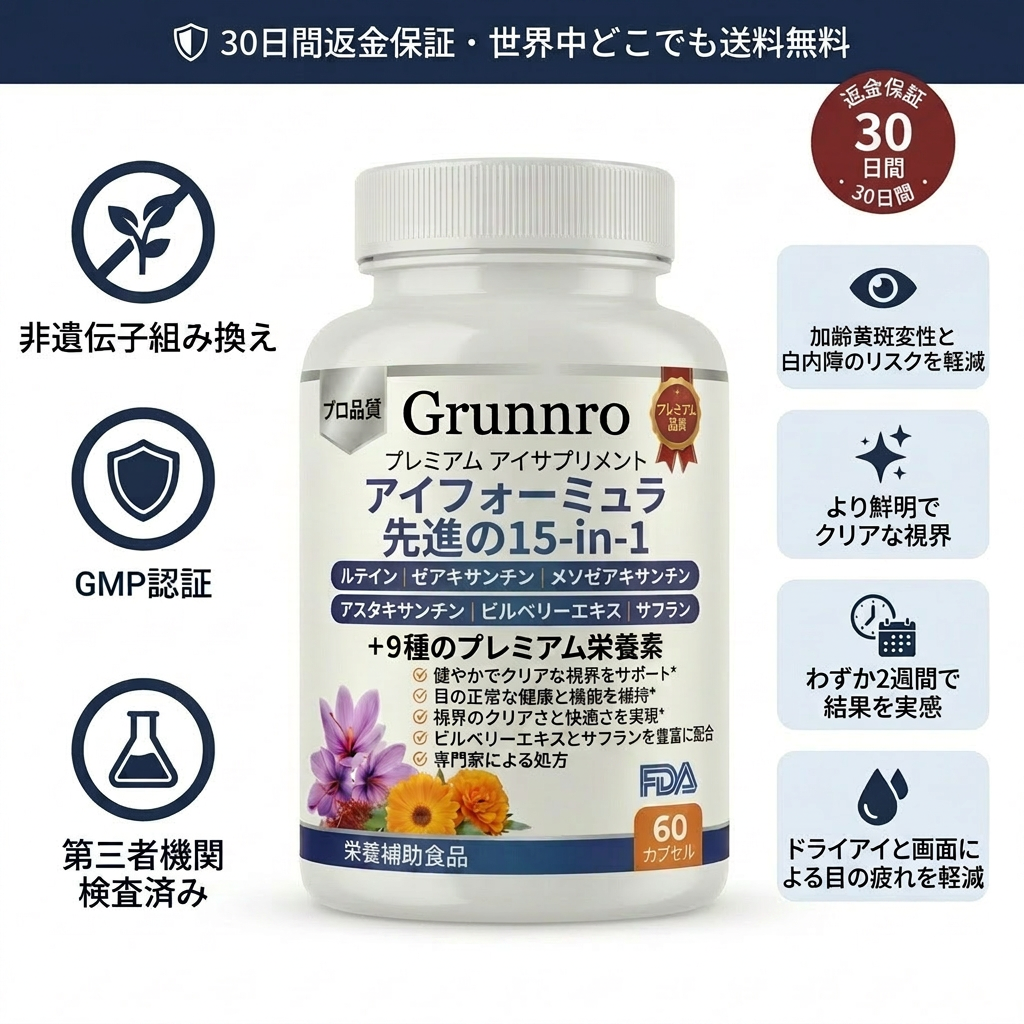 Grunnro™ 15-in-1 アイフォーミュラ - Formule - JP