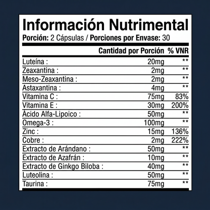 Fórmula Ocular 15 en 1 Grunnro™ - Formule - MX