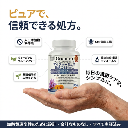 Grunnro™ 15-in-1 アイフォーミュラ - Formule - JP