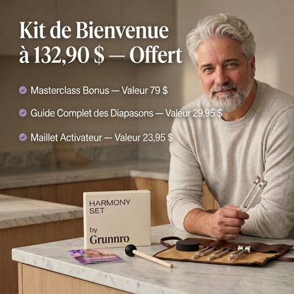 Set de Diapasons Thérapeutiques Grunnro™
