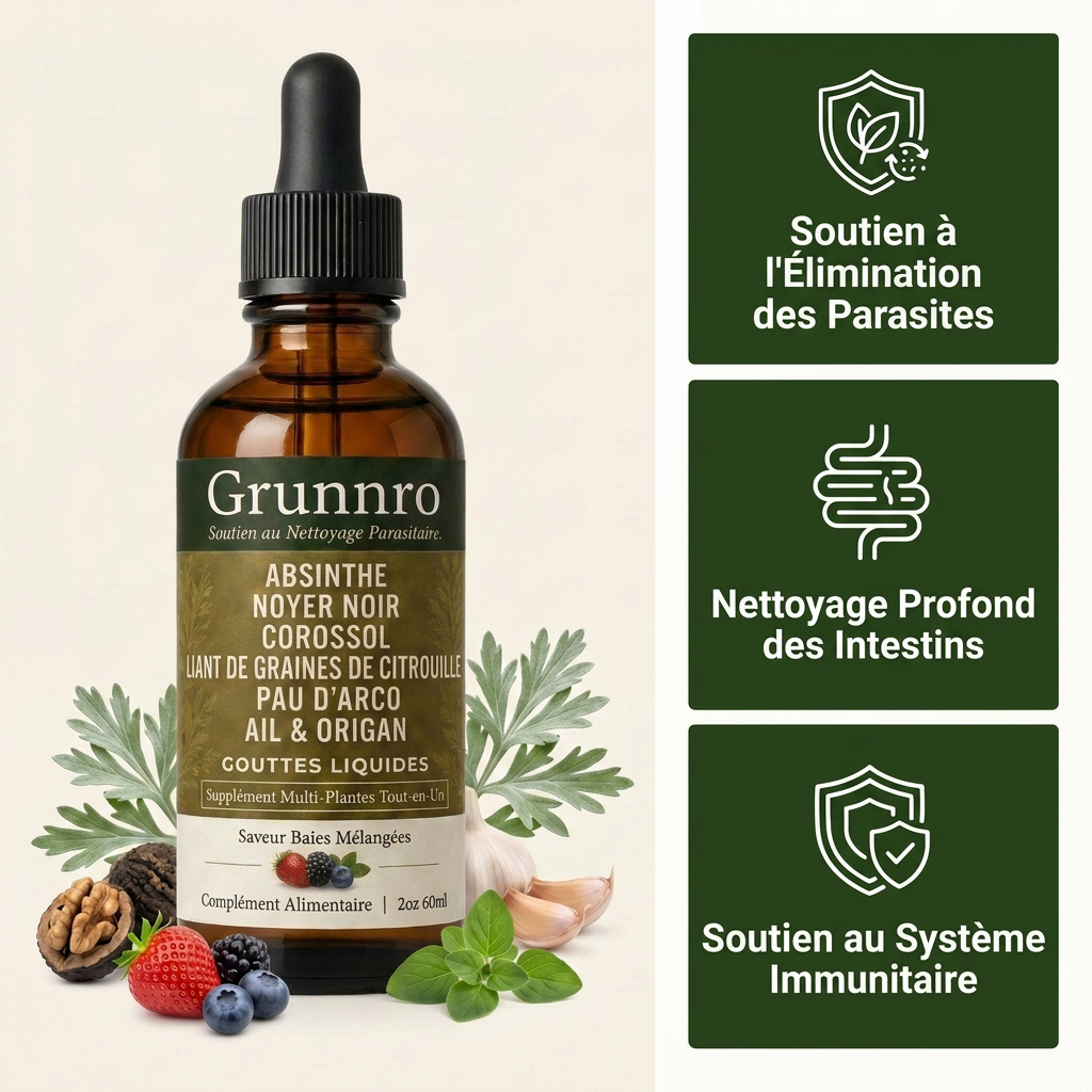Gouttes à base d'absinthe sauvage Grunnro