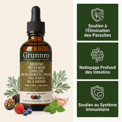 Gouttes à base d'absinthe sauvage Grunnro
