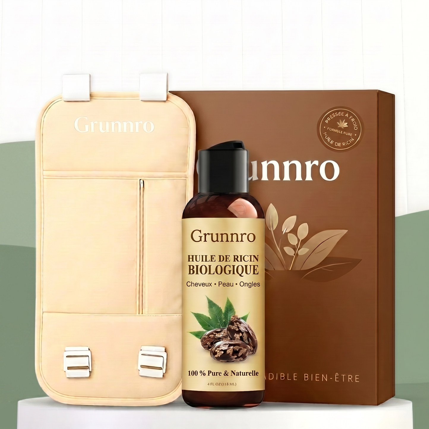 Set d'huile de ricin Grunnro™