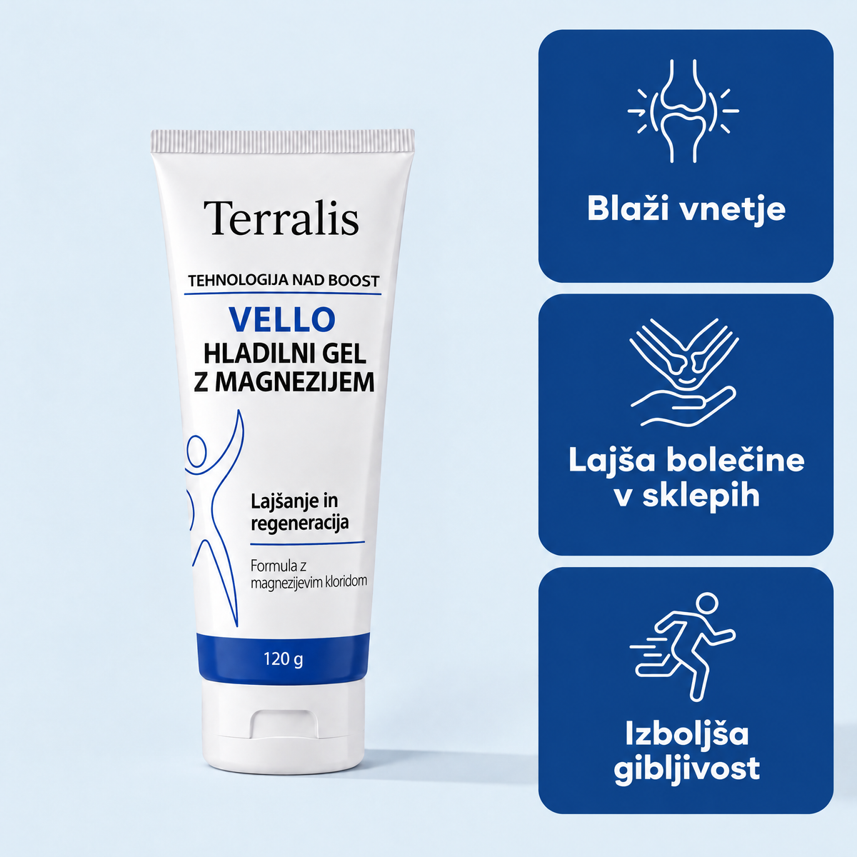 Hladilni gel z magnezijem Vello - VLO-SI
