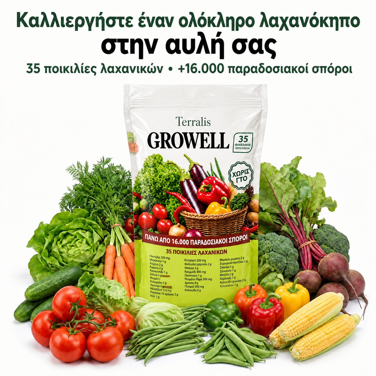 Απόθεμα σπόρων Growell - GRW-CY