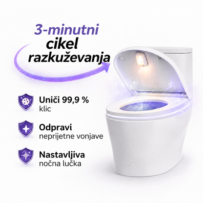 UV-sterilizator za WC-školjko Uvara - 8356UVR-SI