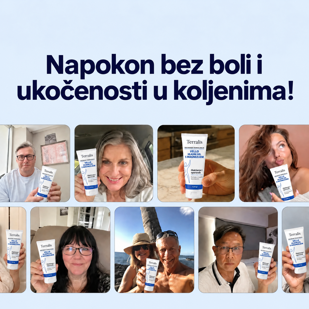 Hladni gel s magnezijem Vello - VLO-HR