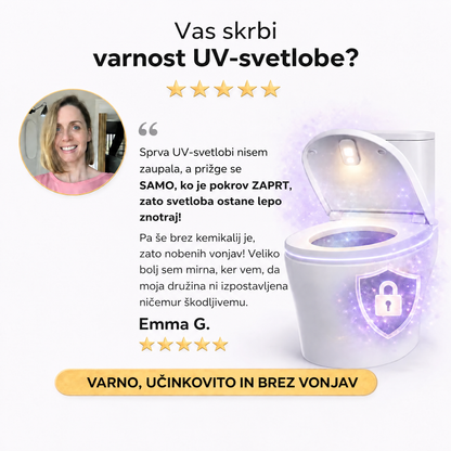 UV-sterilizator za WC-školjko Uvara - 8356UVR-SI