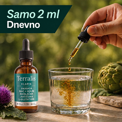 Doza Klaris: samo 2 ml dnevno