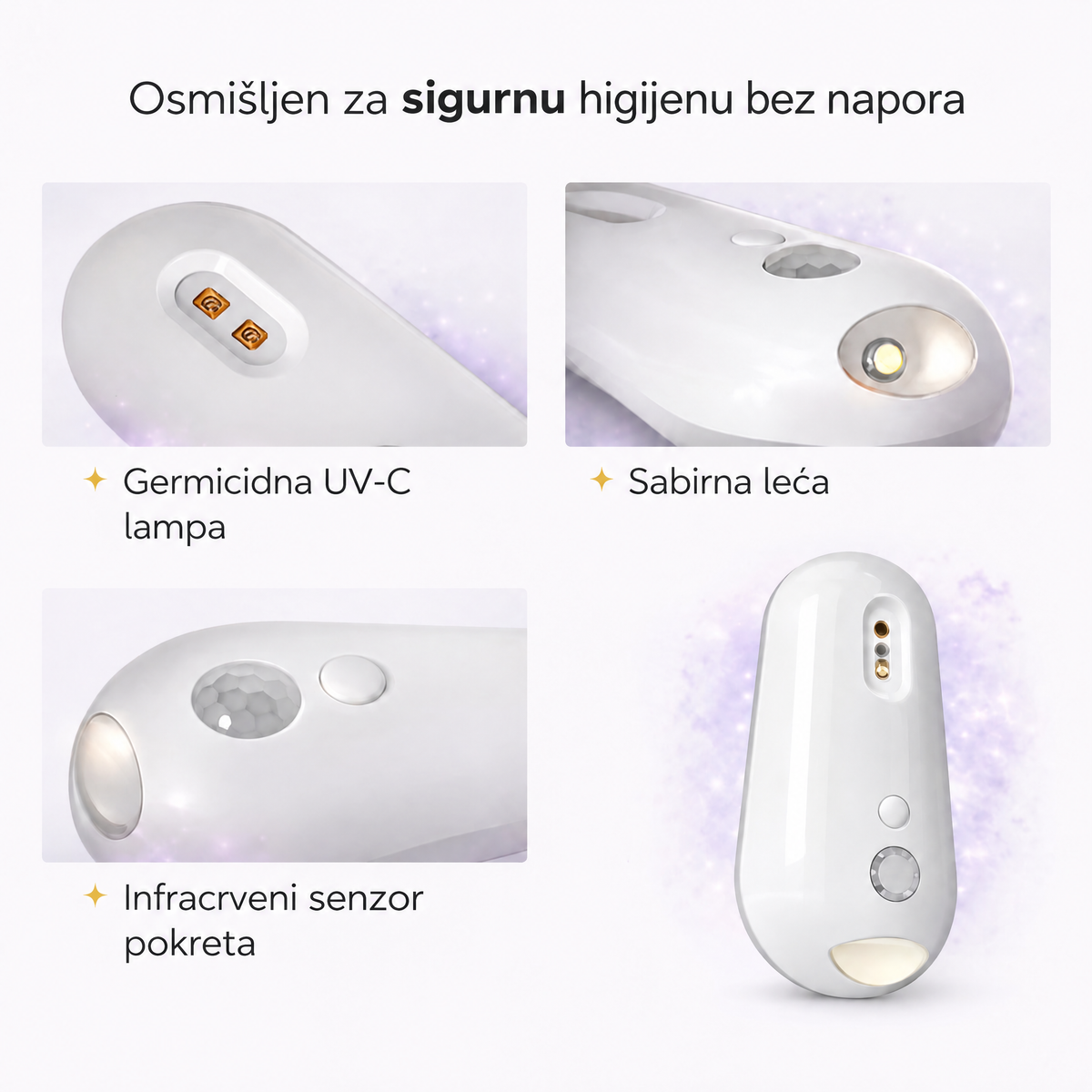 UV sterilizator za WC školjku Uvara - 9120UVR-HR