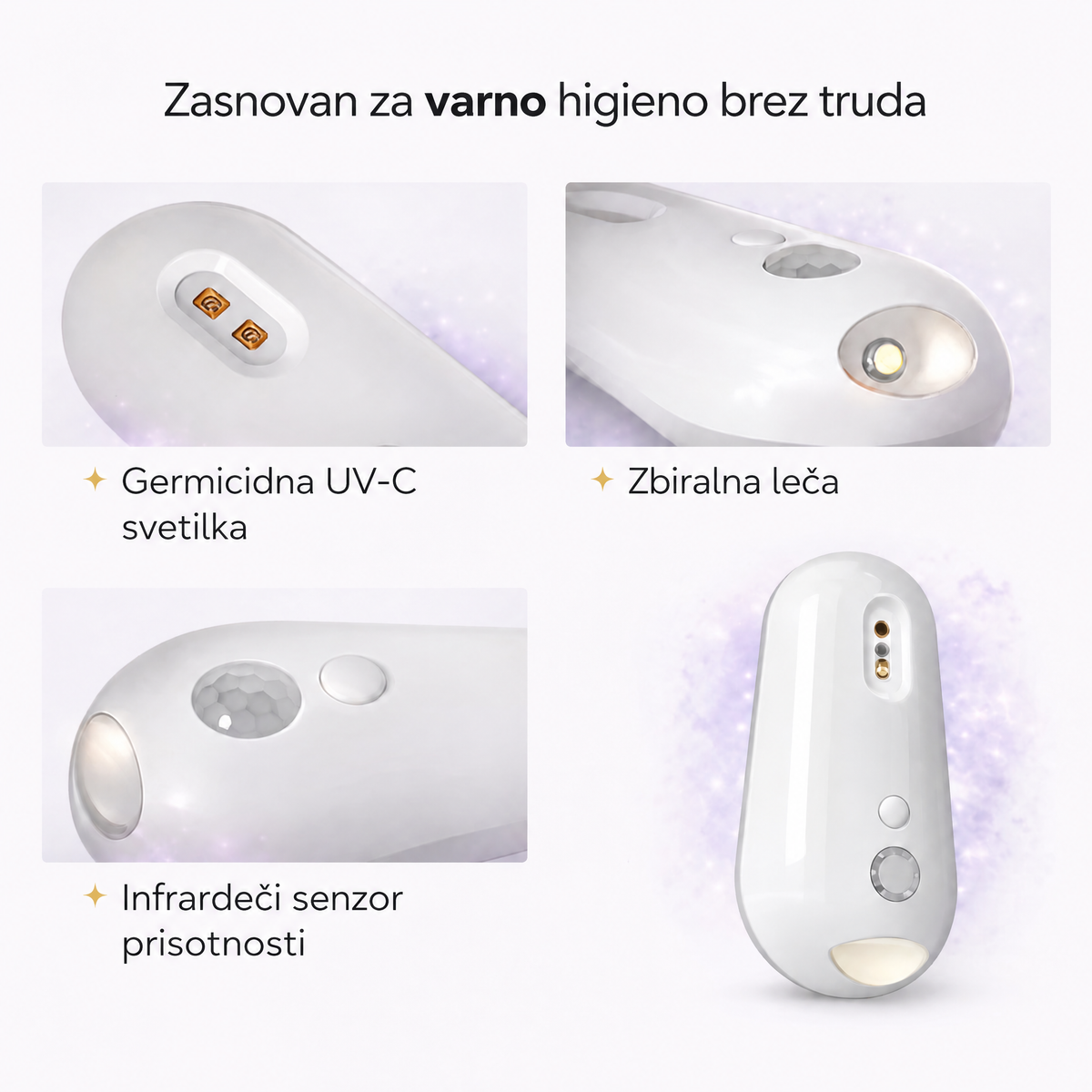 UV-sterilizator za WC-školjko Uvara - 8356UVR-SI