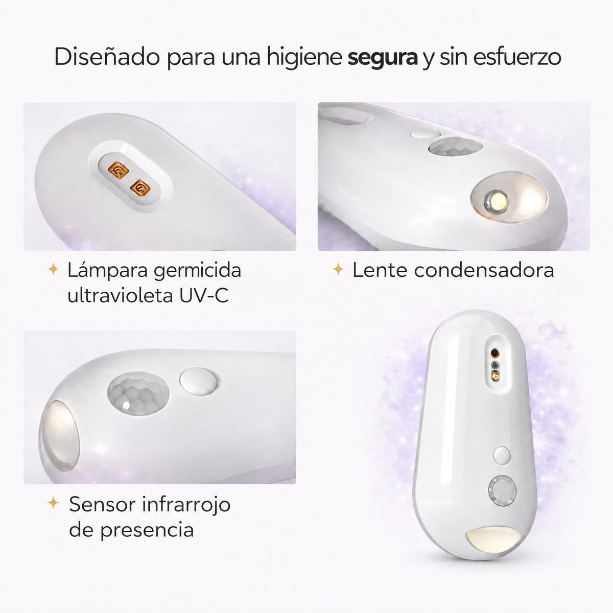 Esterilizador UV para inodoro Uvara - 2001UVR-AR