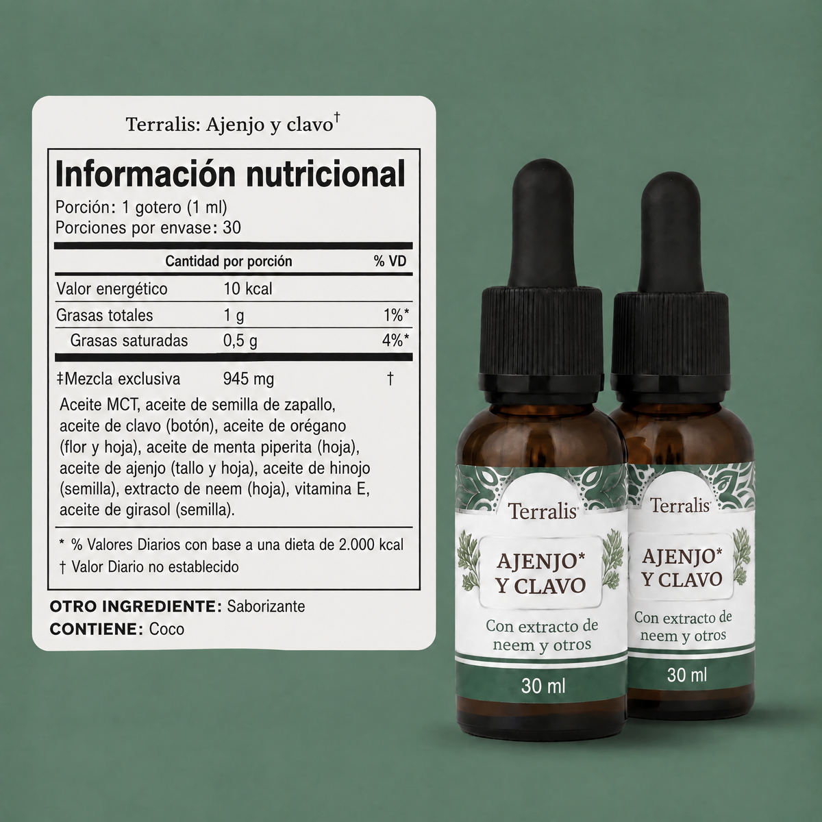 Kit detox intestinal de 2 pasos Evicta - 1707EVC-AR