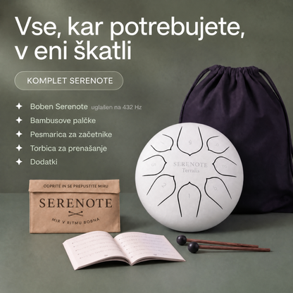Pomirjujoči boben Serenote - 3125SRN-SI