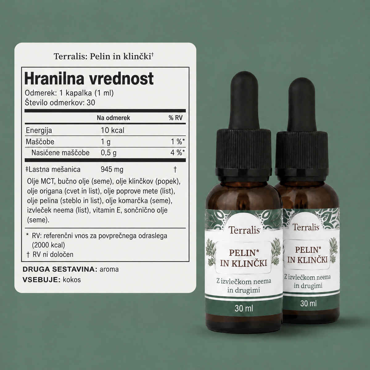 Komplet za razstrupljanje črevesja v 2 korakih Evicta - 7272EVC-SI