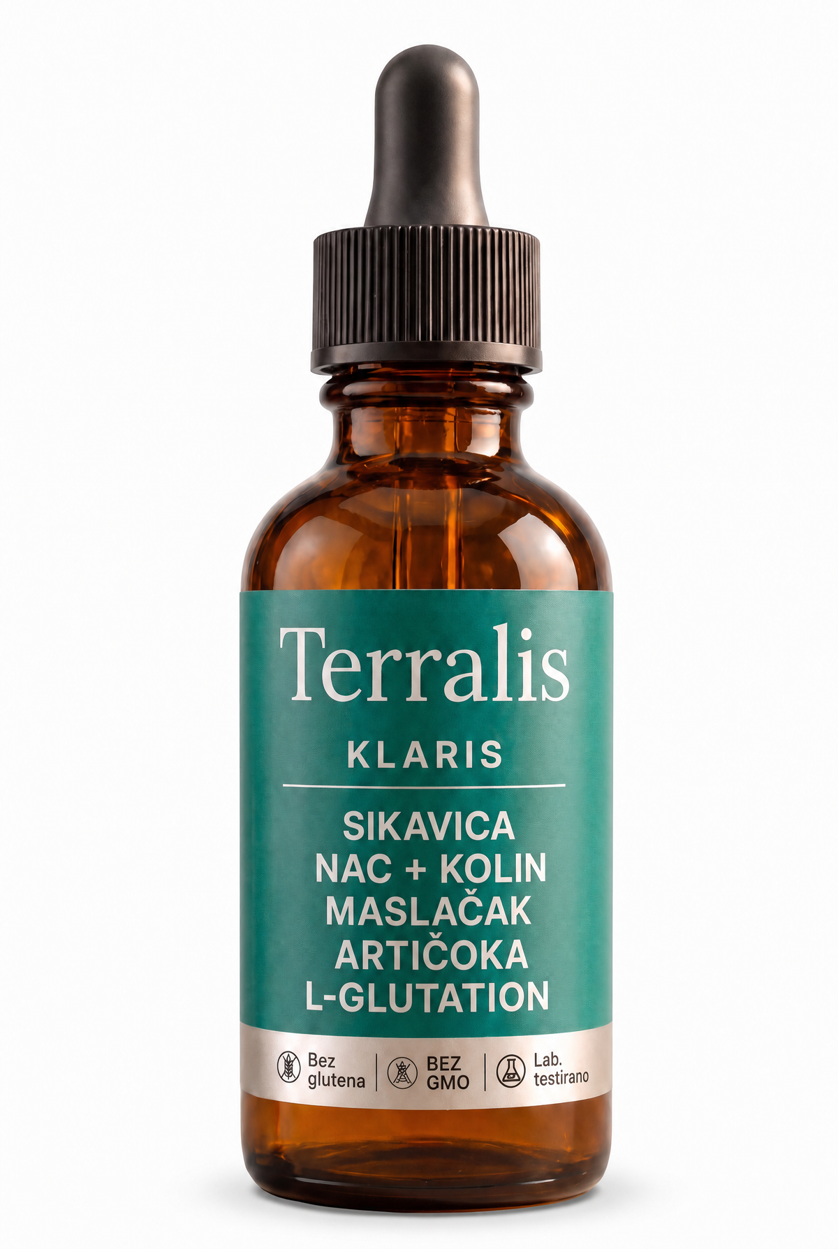 Packshot bočice Klaris