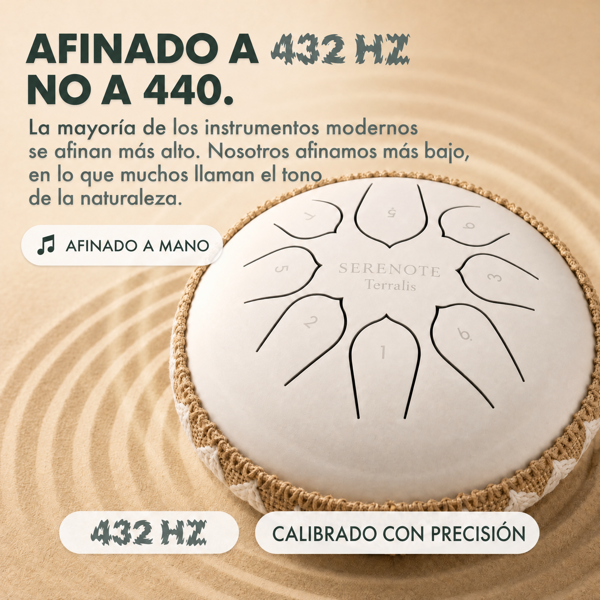 Tambor relajante Serenote - 5747SRN-UY
