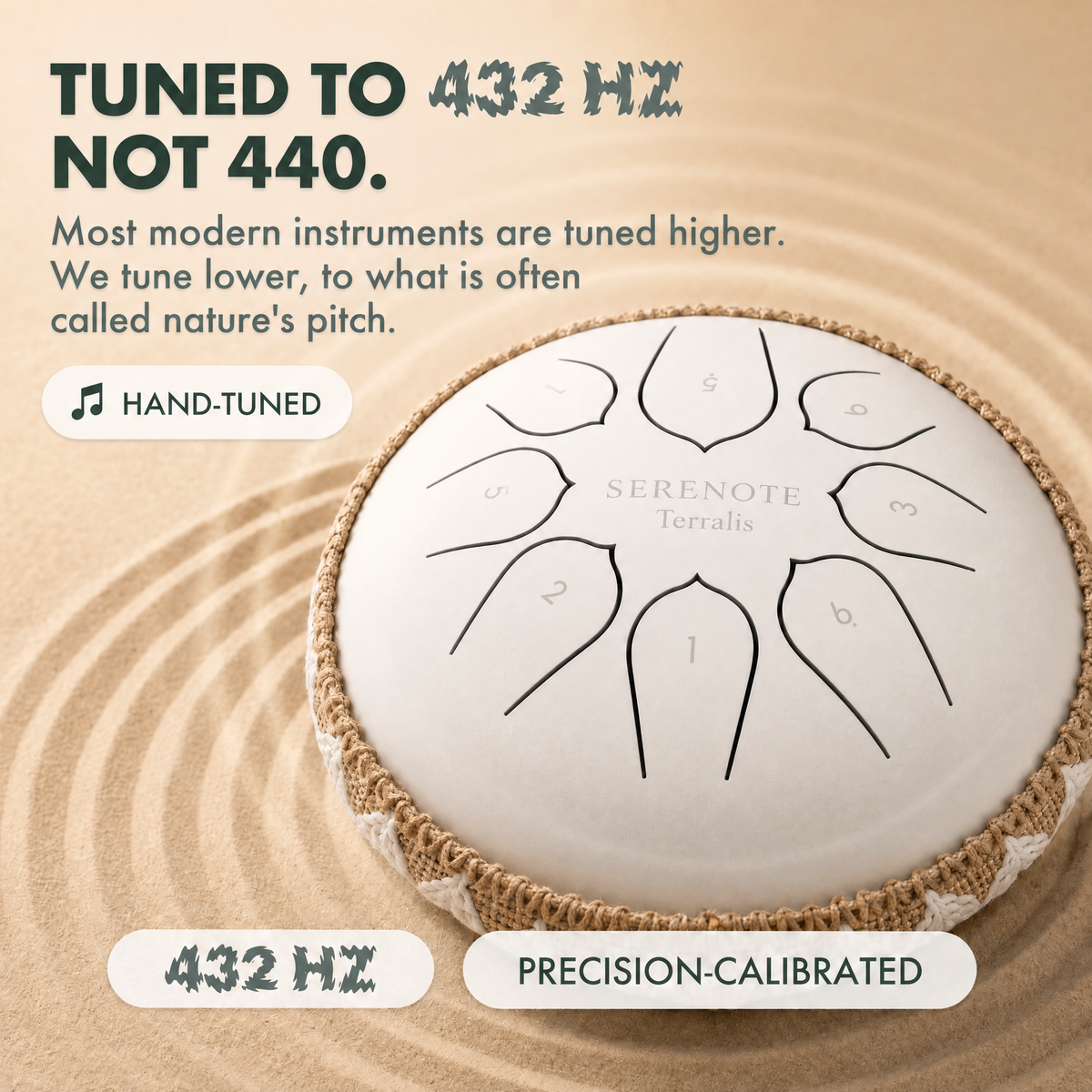 Soothing Tongue Drum Serenote - SRN-MT