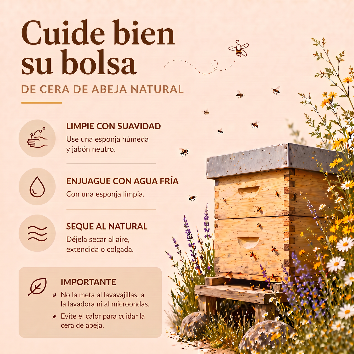 Cuide bien su bolsa
