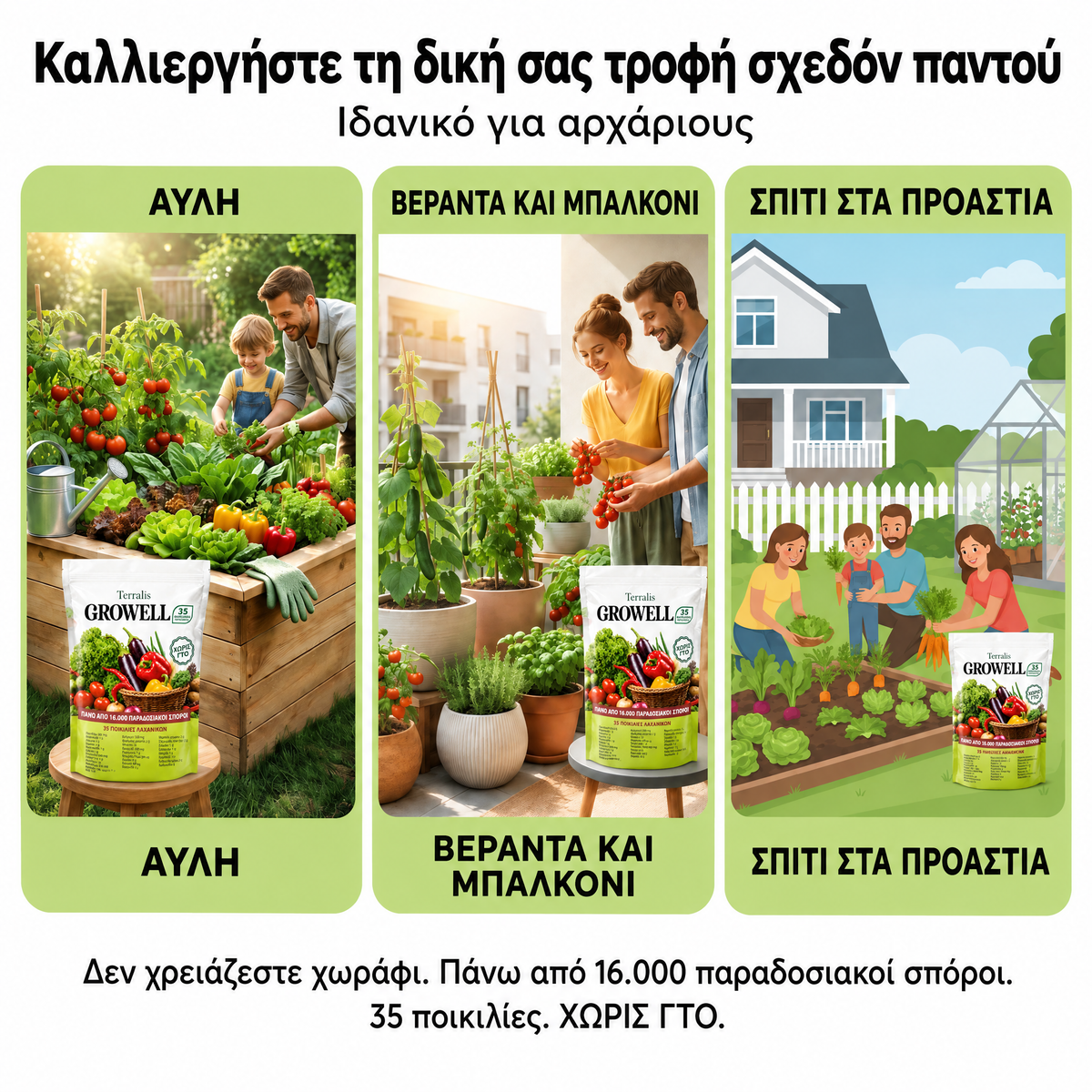 Απόθεμα σπόρων Growell - GRW-CY