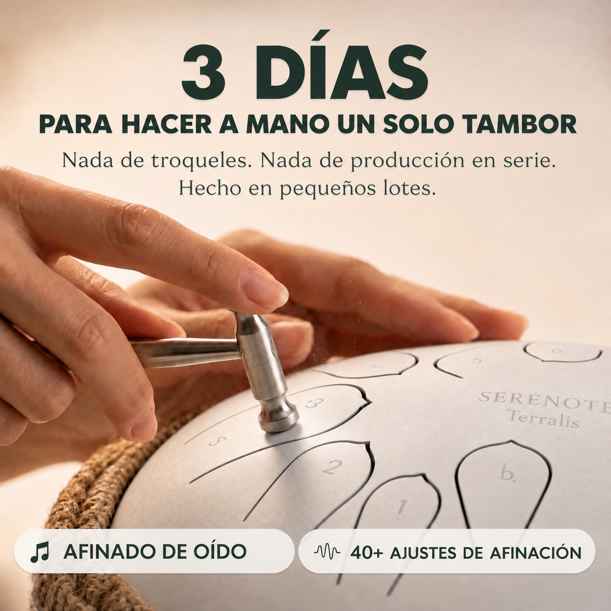 Tambor relajante Serenote - 6515SRN-CR