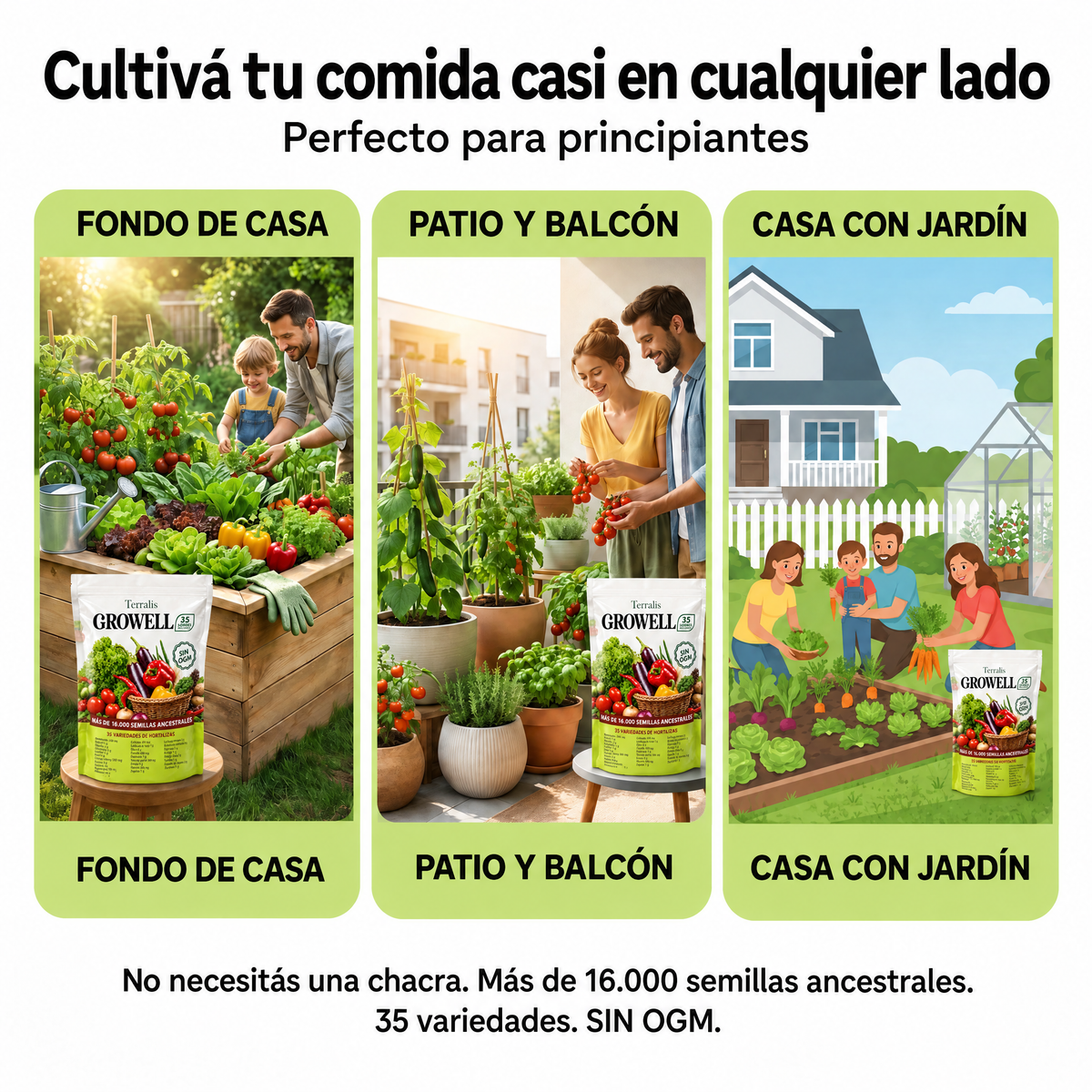 Reserva de semillas Growell - GRW-UY