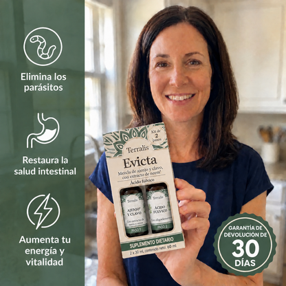Kit detox intestinal de 2 pasos Evicta - 1707EVC-AR