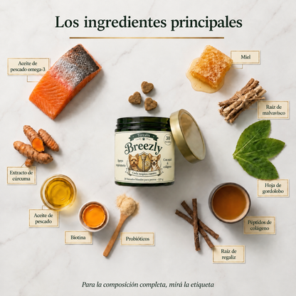 Bocados respiratorios para perros Breezly - BRZ-UY