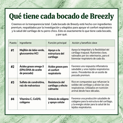 Bocados respiratorios para perros Breezly - BRZ-UY