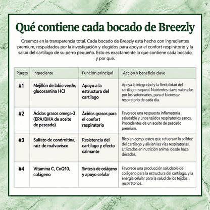 Bocados respiratorios para perros Breezly - BRZ-CR