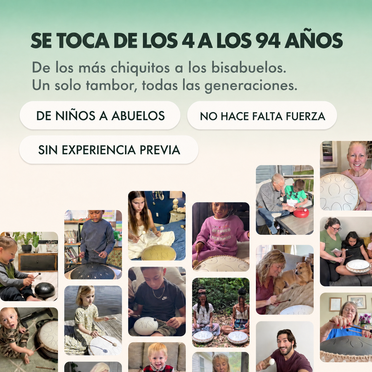 Tambor relajante Serenote - 5747SRN-UY