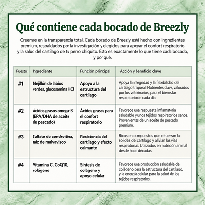 Bocados respiratorios para perros Breezly - BRZ-AR