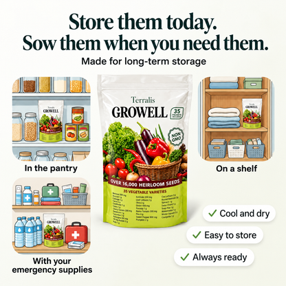 Seed stockpile Growell - GRW-MT