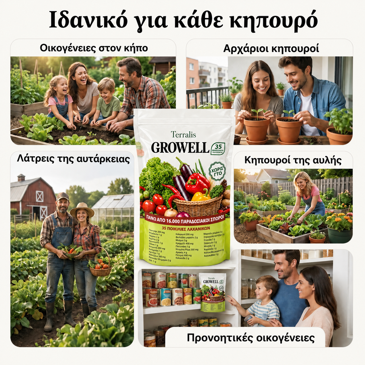 Απόθεμα σπόρων Growell - GRW-CY