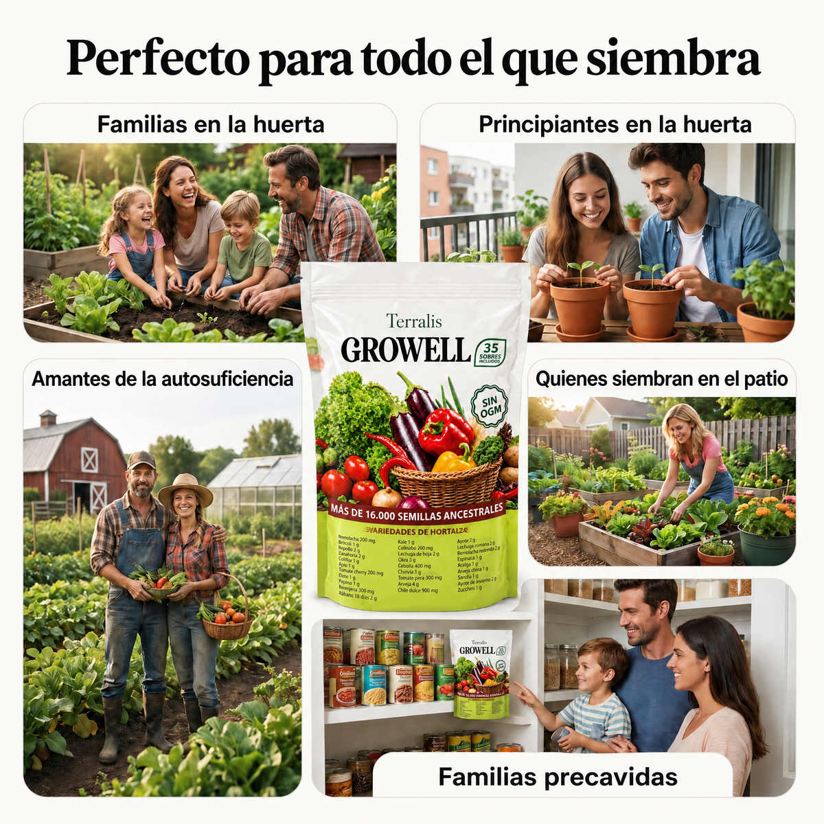 Reserva de semillas Growell - GRW-CR
