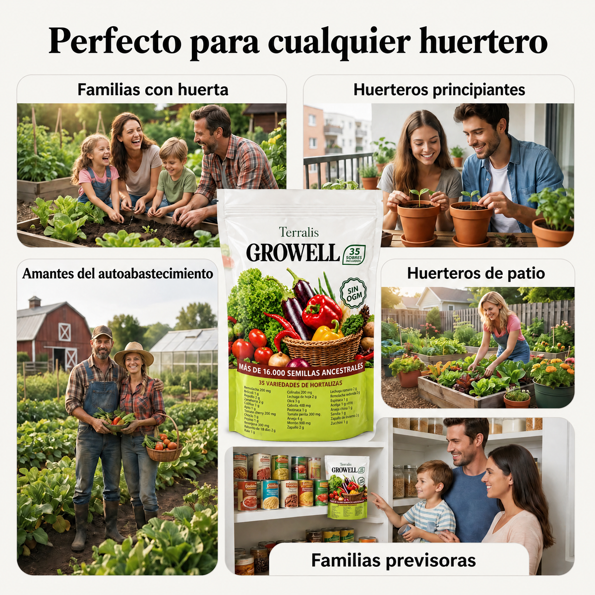 Reserva de semillas Growell - GRW-UY