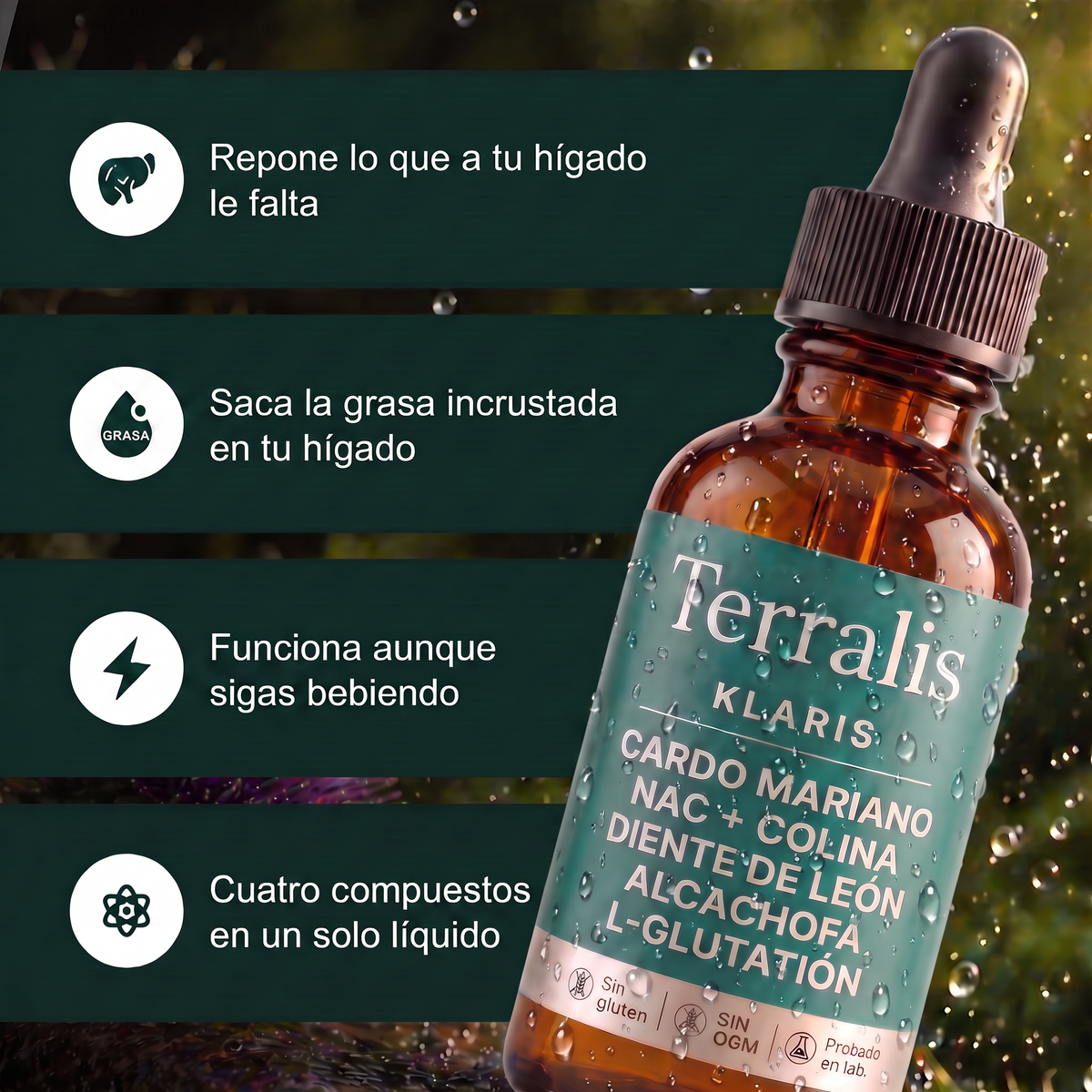 Los compuestos de la fórmula Klaris en un solo líquido