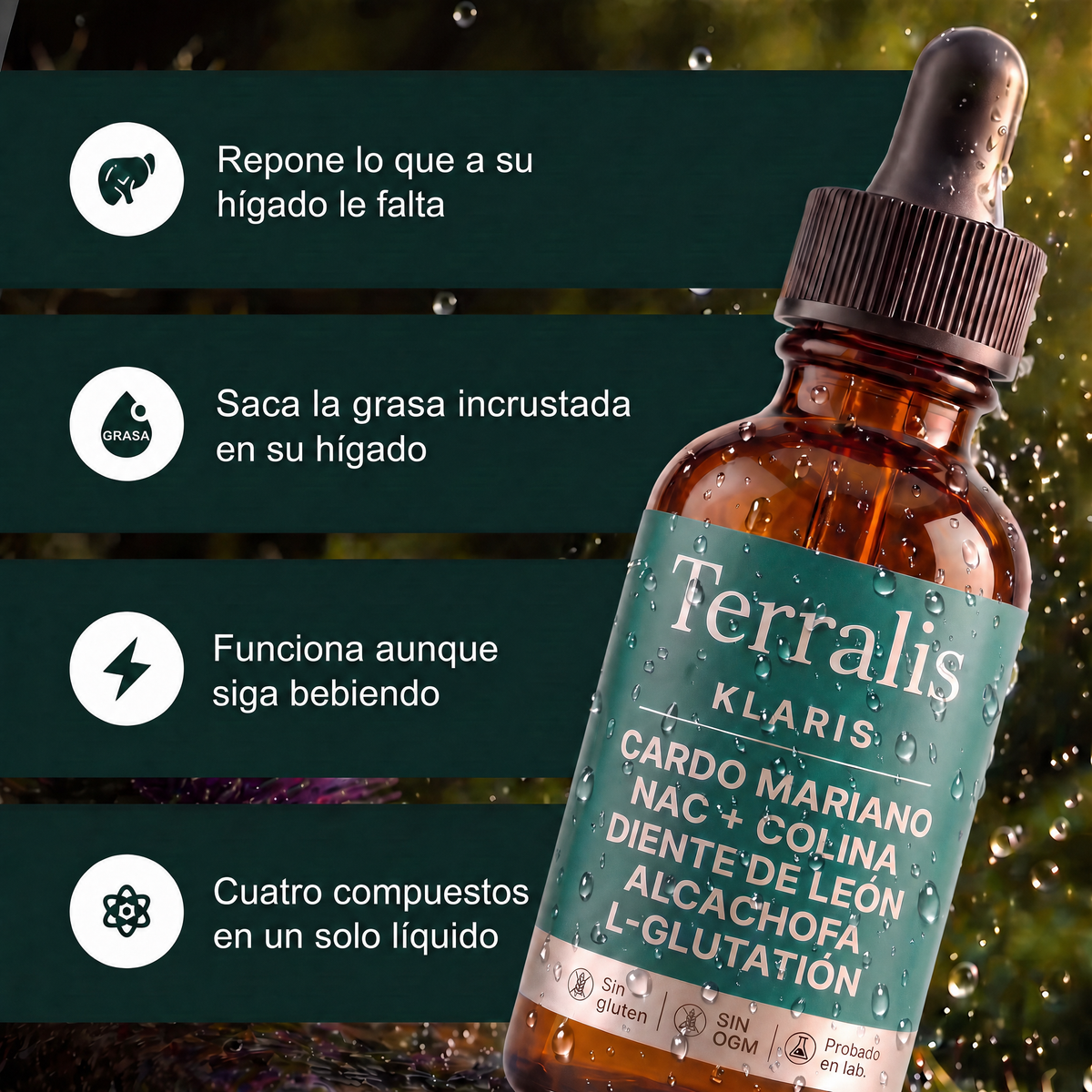 Los compuestos de la fórmula Klaris en un solo líquido