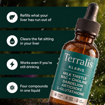 The four compounds of the Klaris formula in one liquid