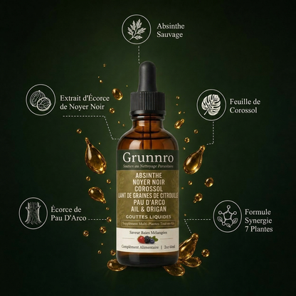 Gouttes à base d'absinthe sauvage Grunnro