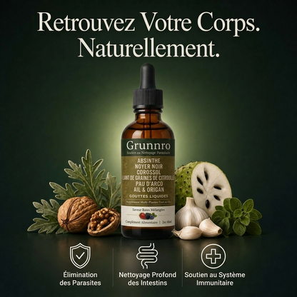 Gouttes à base d'absinthe sauvage Grunnro