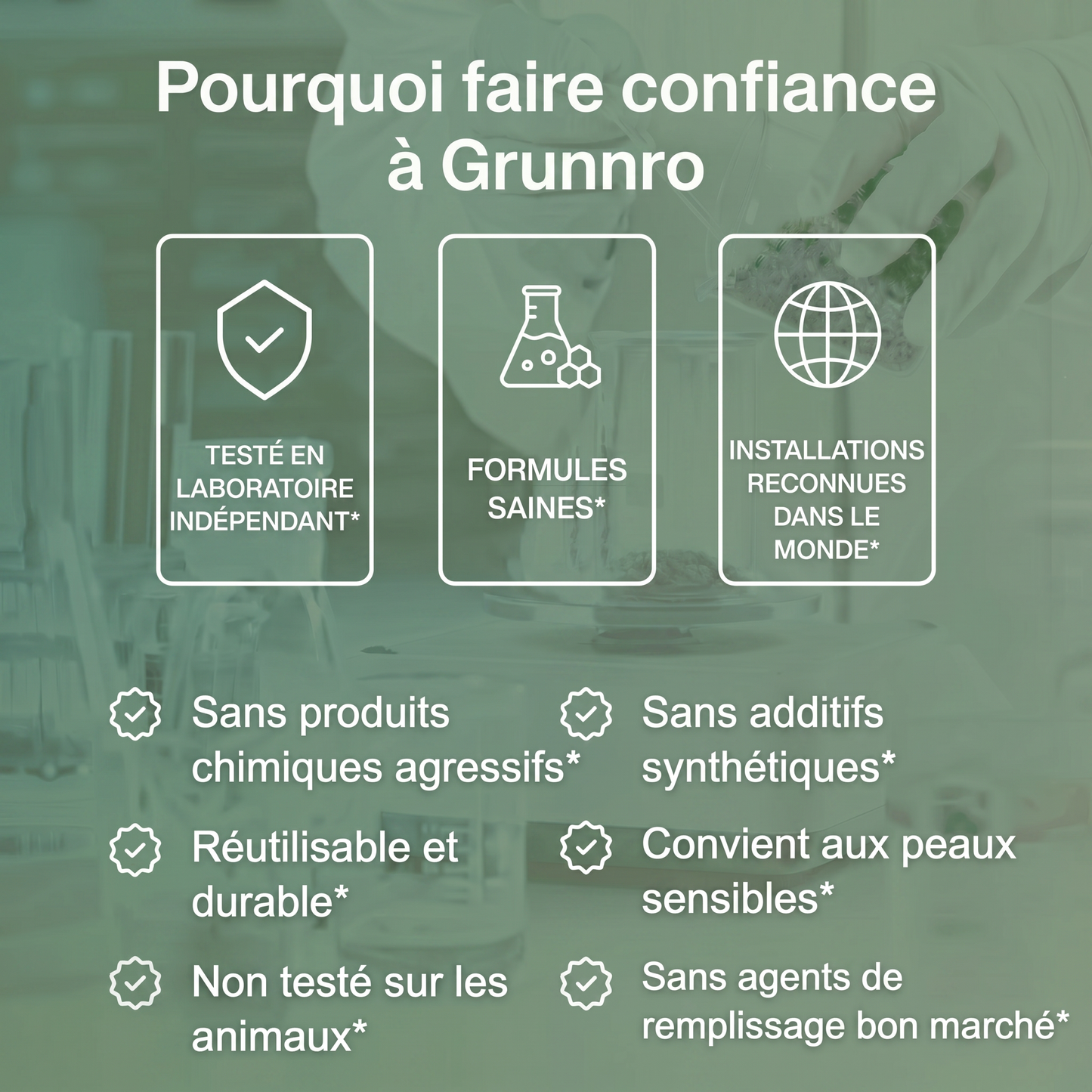 Set d'huile de ricin Grunnro™