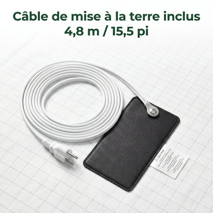 Zéro-Volt™ Drap d'Earthing
