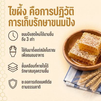 ไขผึ้ง คือการปฏิวัติการเก็บรักษาขนมปัง